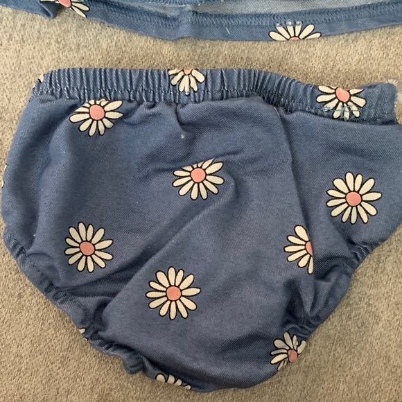 Disney Baby 0-3 months Blue and White Kids Outfit Set Winnie and Piglet - Picture 6 of 7